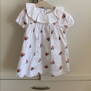 Janie & Jack White Floral Dress
